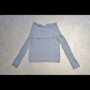 Medium Boatneck Heathered Gray Merona Sweater